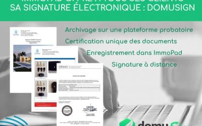 DomuSign : La signature électronique by ImmoPad