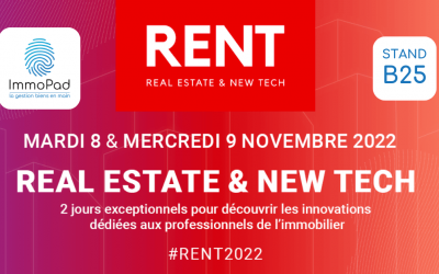 Salon RENT 2022 : rendez-vous les 8 et 9 novembre à Paris