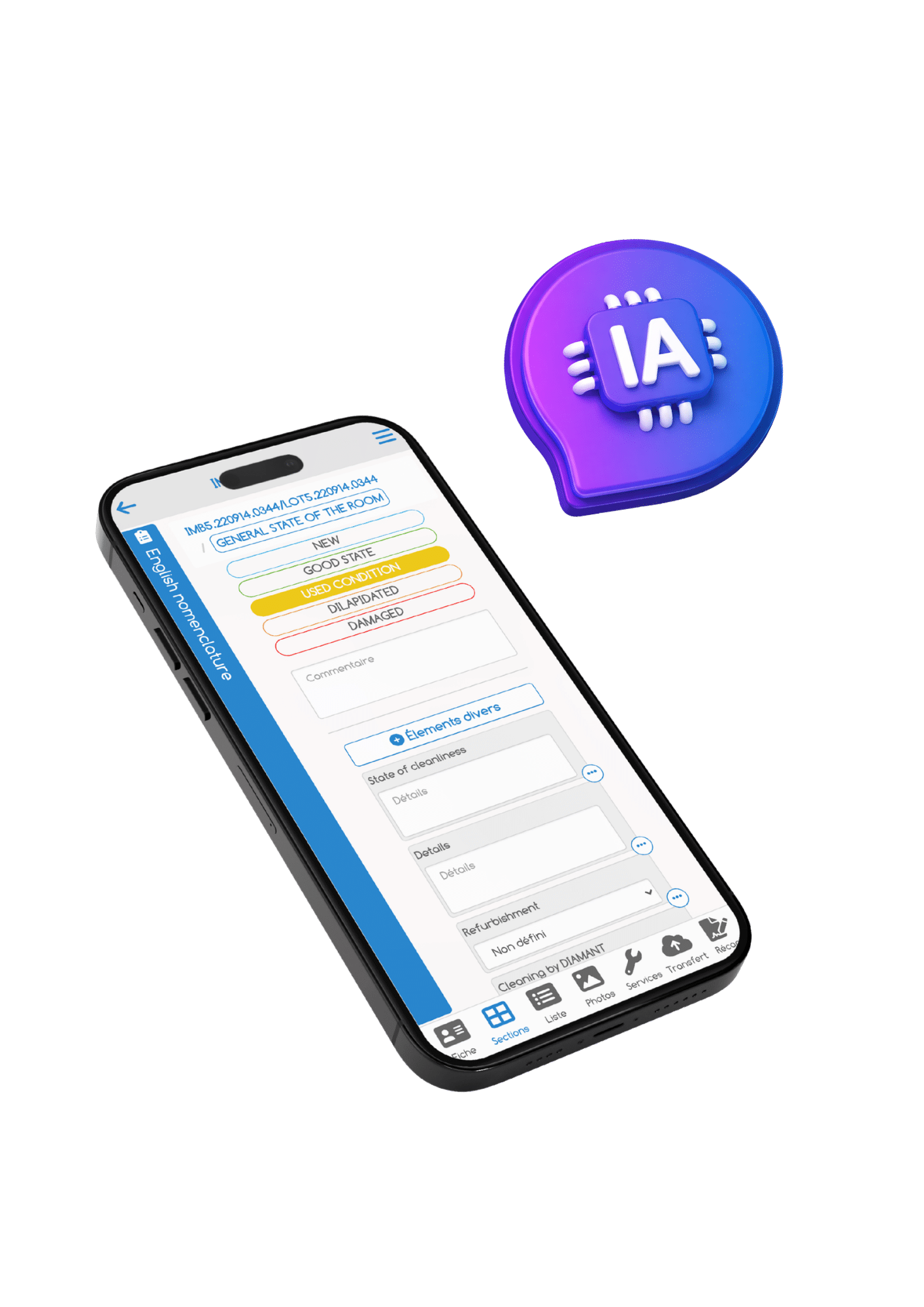 inventaire IA état des lieux photo écran titre