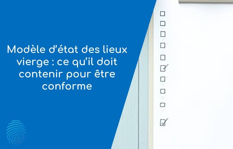 Modèle d’état des lieux vierge : liste de contrôle sur porte-documents